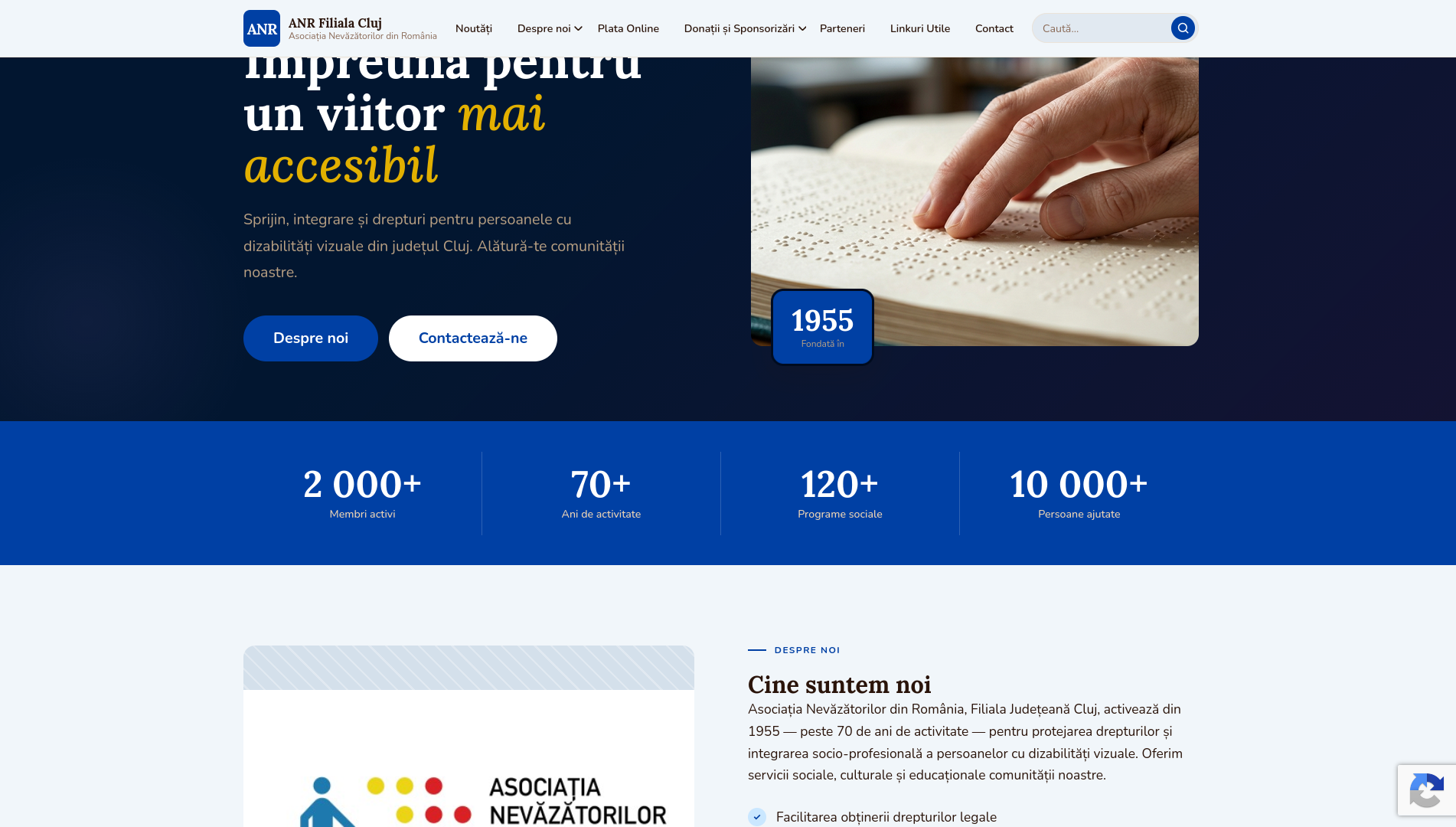 ANR Cluj — captură ecran